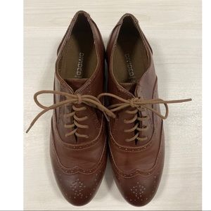 Brown Brogue Oxfords NEW